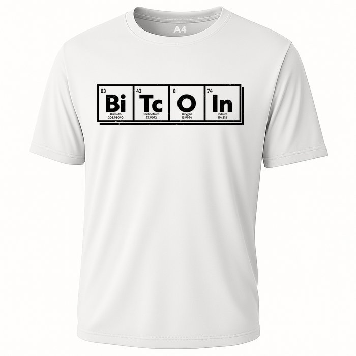 Funny Bitcoin Periodic Table Of Elements Cooling Performance Crew T-Shirt