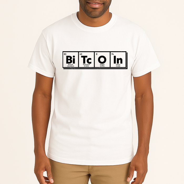Funny Bitcoin Periodic Table Of Elements Tall T-Shirt