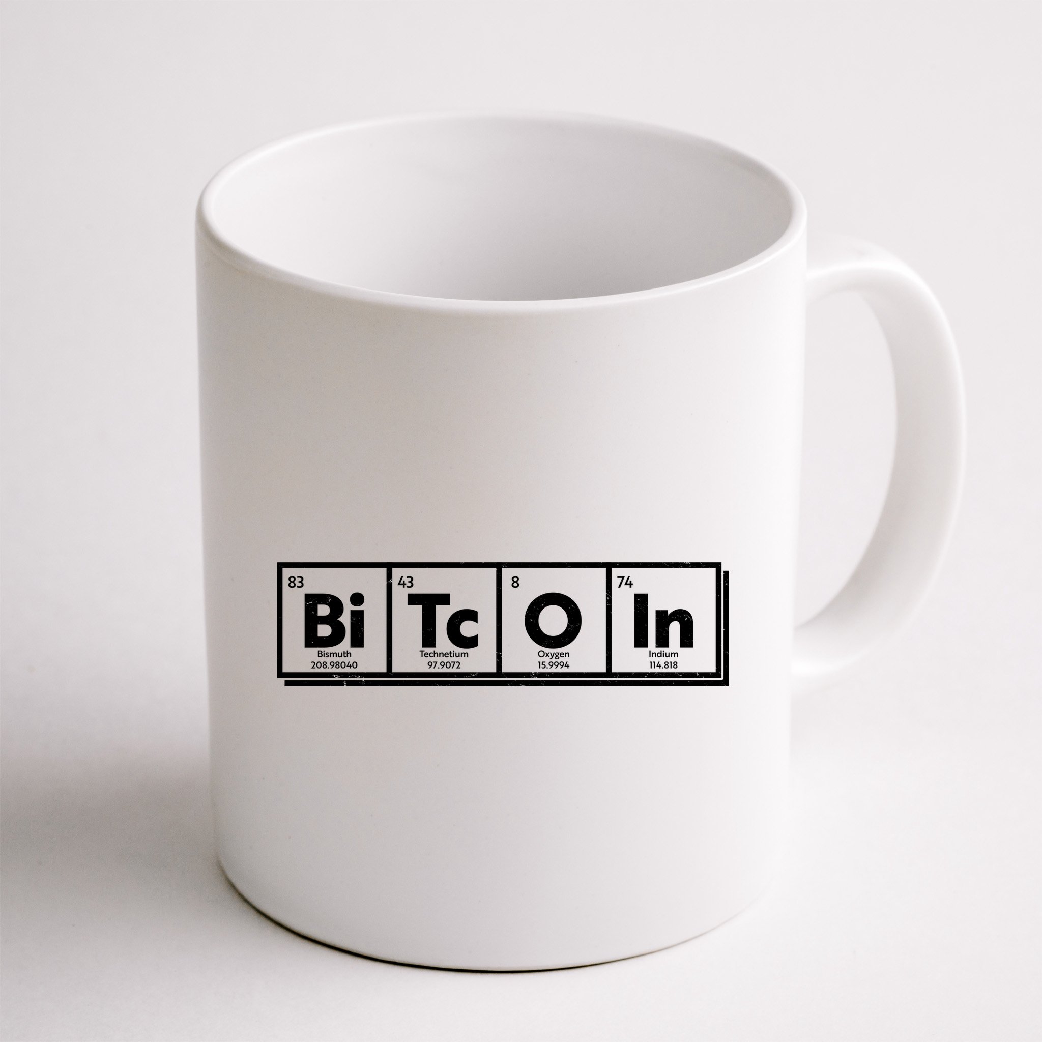 Funny Bitcoin Periodic Table Of Elements Mug
