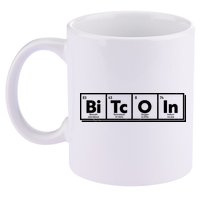 Funny Bitcoin Periodic Table Of Elements 11oz C Handle Ceramic Mug