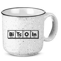 Funny Bitcoin Periodic Table Of Elements 15oz Campfire Ceramic Mug