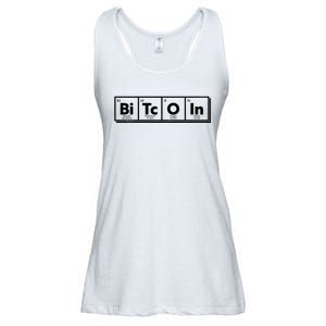 Funny Bitcoin Periodic Table Of Elements Ladies Essential Flowy Tank