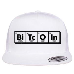 Funny Bitcoin Periodic Table Of Elements Flat Bill Trucker Hat