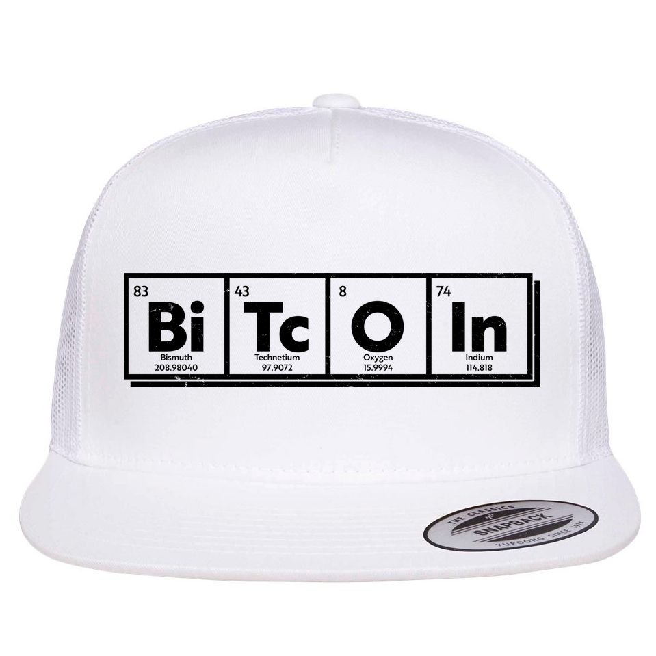 Funny Bitcoin Periodic Table Of Elements Flatbill Hat