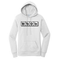 Funny Bitcoin Periodic Table Of Elements Women's Pullover Hoodie