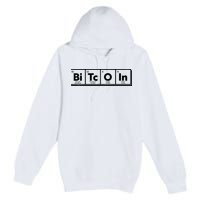 Funny Bitcoin Periodic Table Of Elements Premium Pullover Hoodie