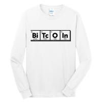 Funny Bitcoin Periodic Table Of Elements Tall Long Sleeve T-Shirt