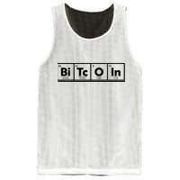 Funny Bitcoin Periodic Table Of Elements Mesh Reversible Basketball Jersey Tank