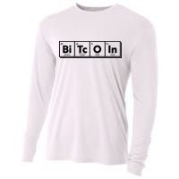 Funny Bitcoin Periodic Table Of Elements Cooling Performance Long Sleeve Crew