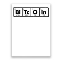 Funny Bitcoin Periodic Table Of Elements Poster