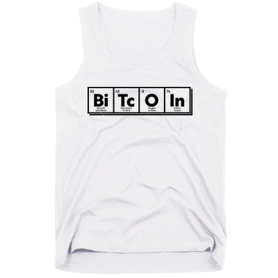 Funny Bitcoin Periodic Table Of Elements Tank Top