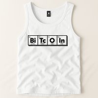 Funny Bitcoin Periodic Table Of Elements Tank Top