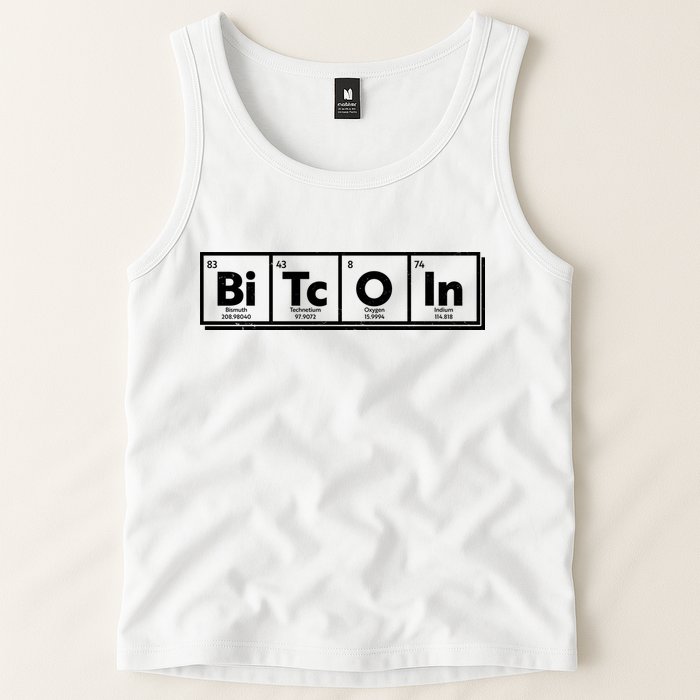 Funny Bitcoin Periodic Table Of Elements Tank Top