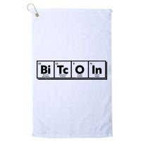 Funny Bitcoin Periodic Table Of Elements Golf Towel