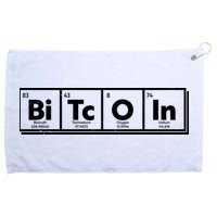 Funny Bitcoin Periodic Table Of Elements Grommeted Golf Towel