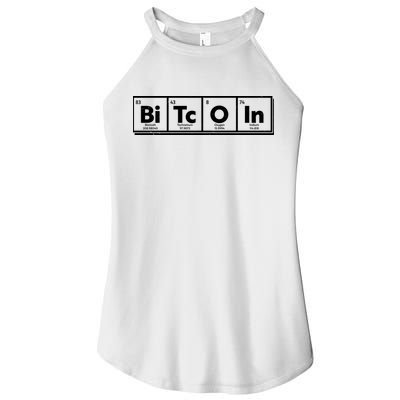 Funny Bitcoin Periodic Table Of Elements Women's Perfect Tri Rocker Tank