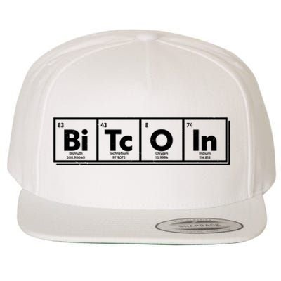 Funny Bitcoin Periodic Table Of Elements Wool Snapback Cap