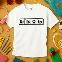 Funny Bitcoin Periodic Table Of Elements Kids T-Shirt