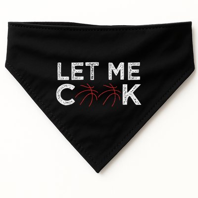 Funny Basketball Player Let Me Cook Basketball USA-Made Doggie Bandana