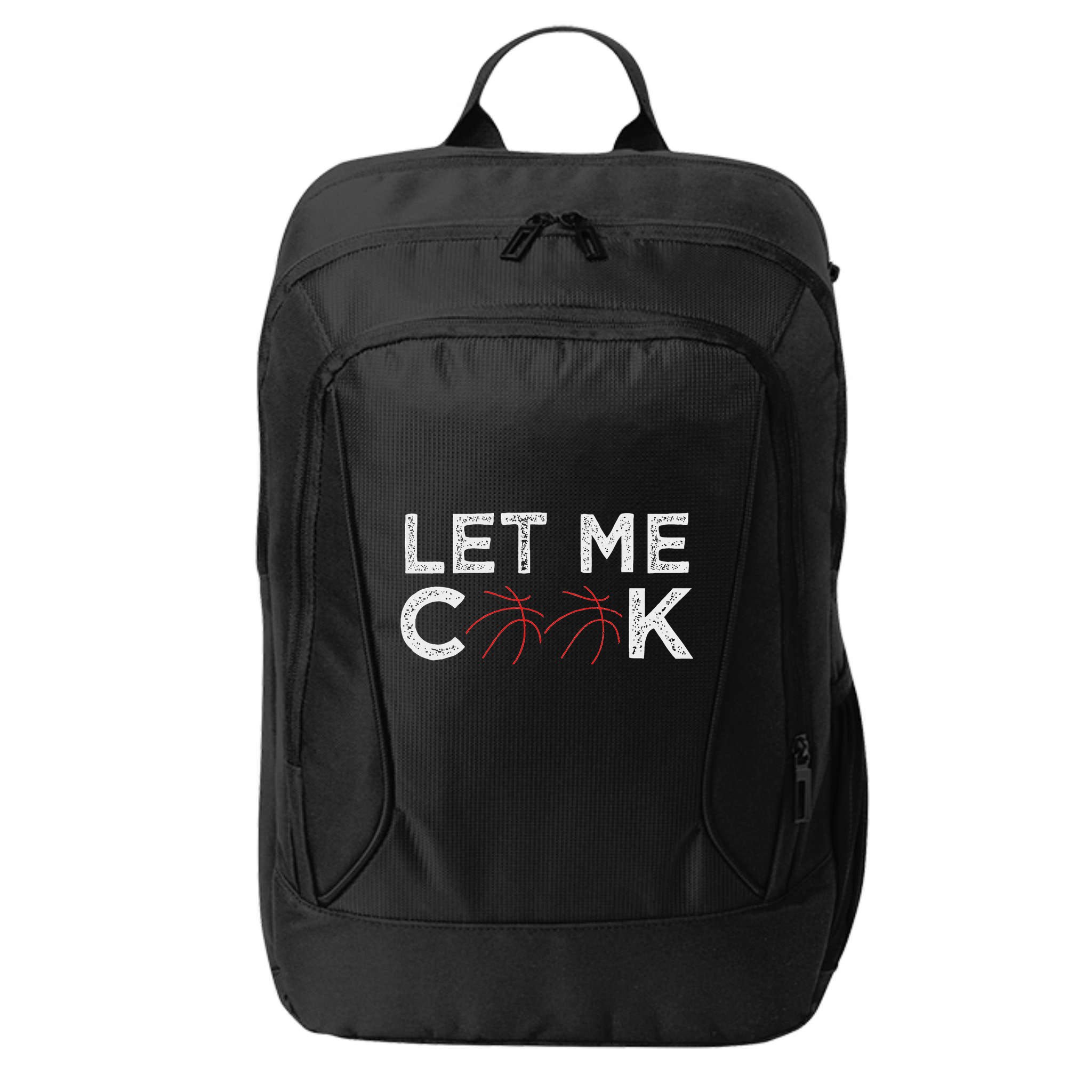 Funny Basketball Player Let Me Cook Basketball City Backpack