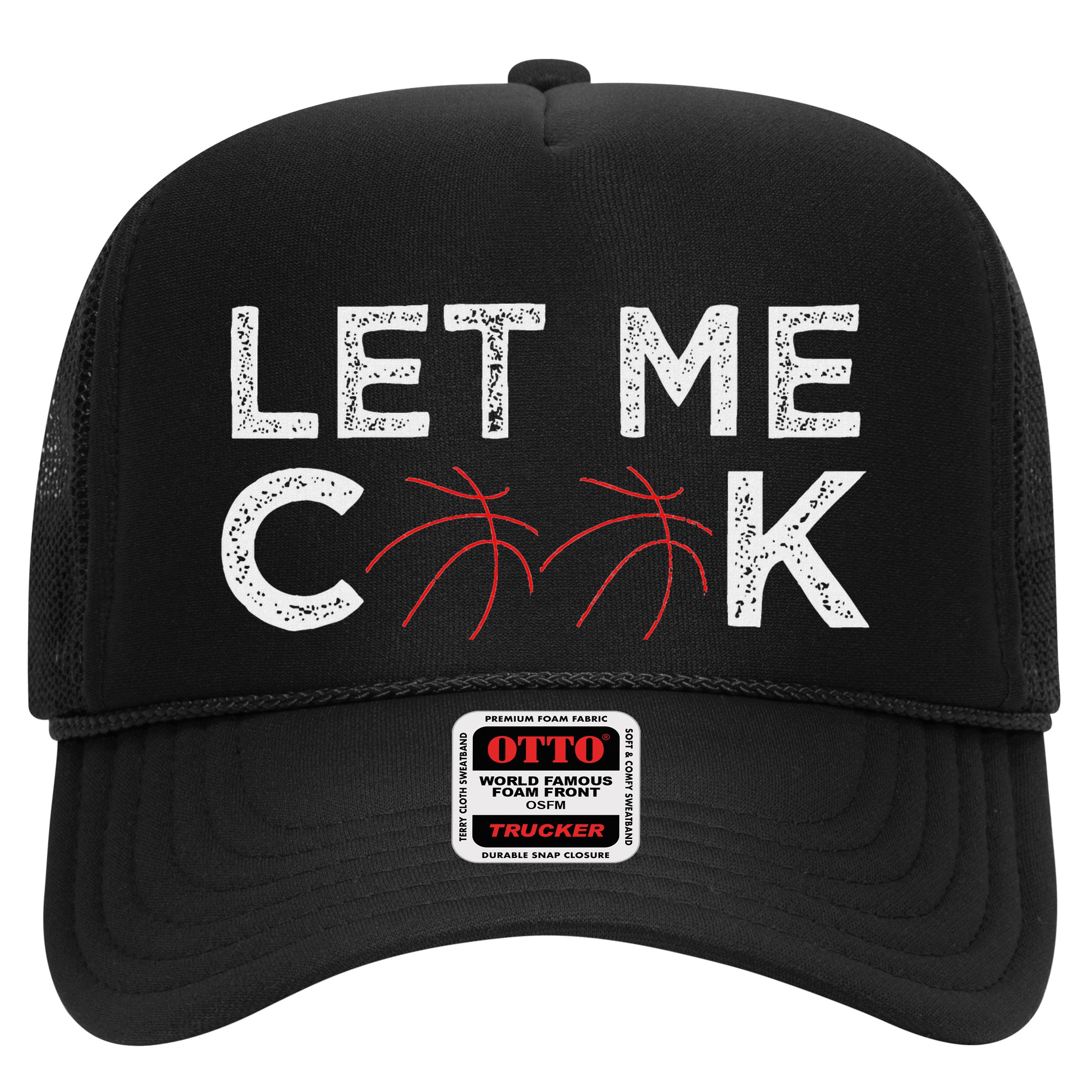 Funny Basketball Player Let Me Cook Basketball Hat