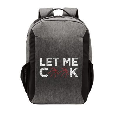 Funny Basketball Player Let Me Cook Basketball Vector Backpack