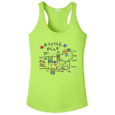 Funny Battle Plan Christmas Home Hand Dawn Alone Xmas Ladies PosiCharge Competitor Racerback Tank