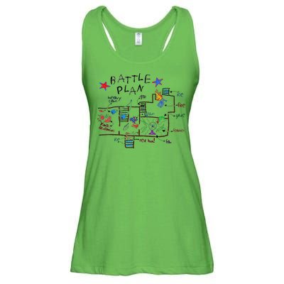 Funny Battle Plan Christmas Home Hand Dawn Alone Xmas Ladies Essential Flowy Tank