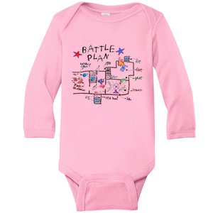 Funny Battle Plan Christmas Home Hand Dawn Alone Xmas Baby Long Sleeve Bodysuit