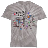 Funny Battle Plan Christmas Home Hand Dawn Alone Xmas Kids Tie-Dye T-Shirt