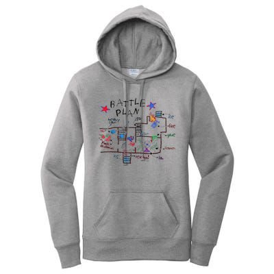 Funny Battle Plan Christmas Home Hand Dawn Alone Xmas Women's Pullover Hoodie