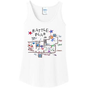 Funny Battle Plan Christmas Home Hand Dawn Alone Xmas Ladies Essential Tank