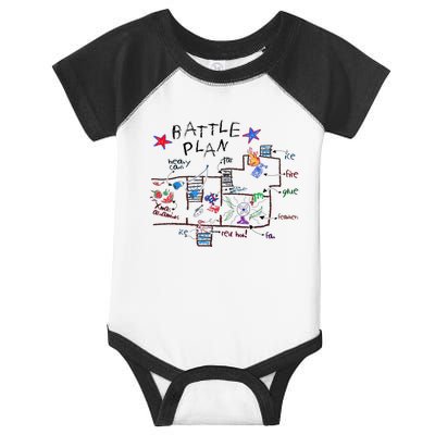 Funny Battle Plan Christmas Home Hand Dawn Alone Xmas Infant Baby Jersey Bodysuit