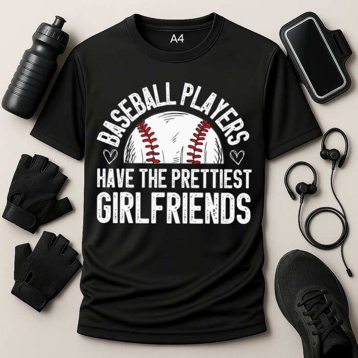 funny Baseball players have the prettiest girlfriends Cooling Performance Crew T-Shirt