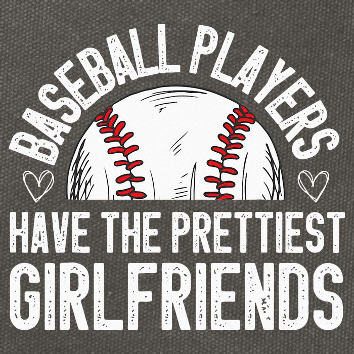 funny Baseball players have the prettiest girlfriends Cotton Canvas Backpack
