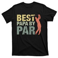 Funny Best Papa By Par Fathers Day Golf Gift Grandpa T-Shirt