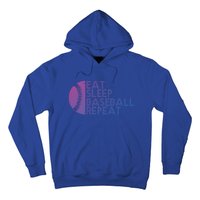 Funny Baseball Player Eat Sleep Baseball Repeat Baseball Gift Hoodie