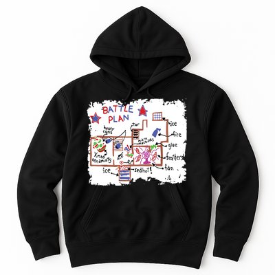 Funny Battle Plan Christmas Home Kids Hand Dawn Alone Xmas Hoodie