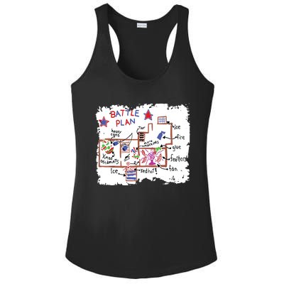 Funny Battle Plan Christmas Home Kids Hand Dawn Alone Xmas Ladies PosiCharge Competitor Racerback Tank