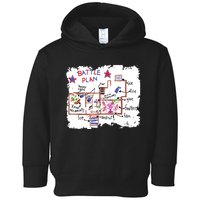 Funny Battle Plan Christmas Home Kids Hand Dawn Alone Xmas Toddler Hoodie