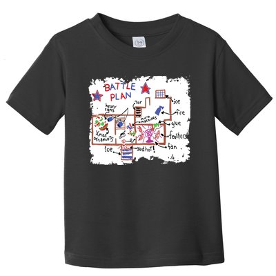 Funny Battle Plan Christmas Home Kids Hand Dawn Alone Xmas Toddler T-Shirt