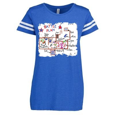 Funny Battle Plan Christmas Home Kids Hand Dawn Alone Xmas Enza Ladies Jersey Football T-Shirt