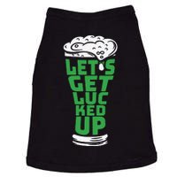 Funny Beer Patricks Day Lets Get Lucked Up Doggie Tank