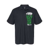 Funny Beer Patricks Day Lets Get Lucked Up Softstyle Adult Sport Polo