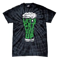 Funny Beer Patricks Day Lets Get Lucked Up Tie-Dye T-Shirt