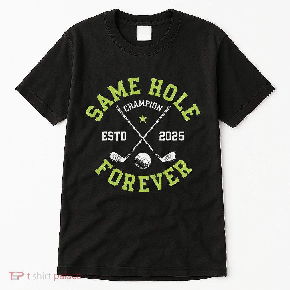 Funny Bachelor Party Groom Design Same Hole Forever Tall T-Shirt