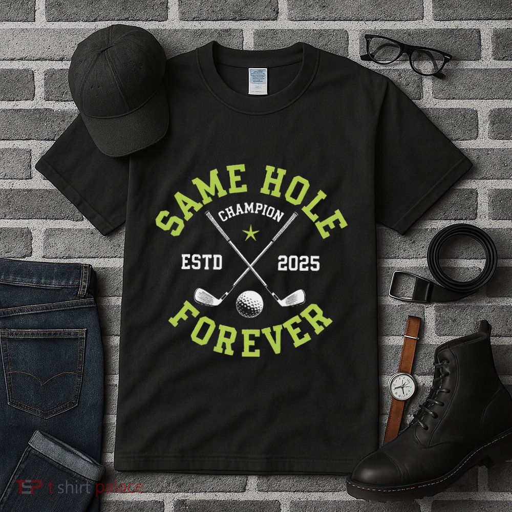 Funny Bachelor Party Groom Design Same Hole Forever Tall T-Shirt