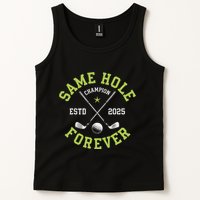 Funny Bachelor Party Groom Design Same Hole Forever Tank Top