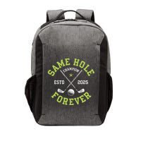Funny Bachelor Party Groom Design Same Hole Forever Vector Backpack