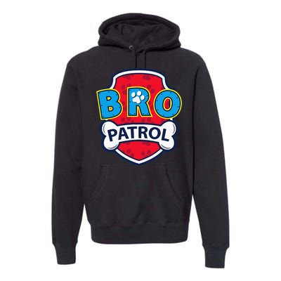 Funny Brother Patrol Dog Brother Premium Hoodie